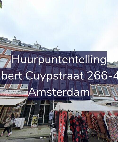 Foto gevel Huurpuntentelling voor Albert Cuypstraat 266-4V, Amsterdam