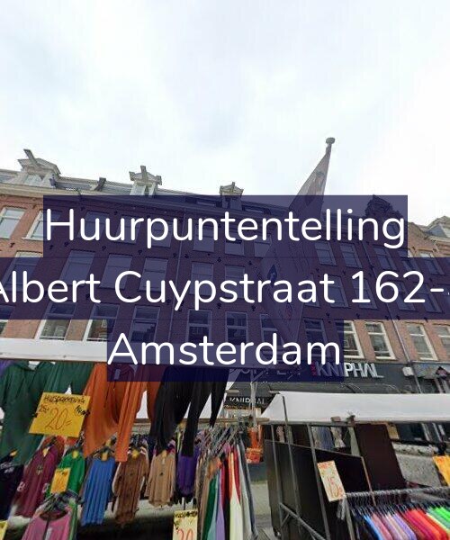 Foto gevel Huurpuntentelling voor Albert Cuypstraat 162-4, Amsterdam