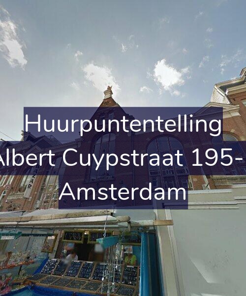 Foto gevel Huurpuntentelling voor Albert Cuypstraat 195-2, Amsterdam