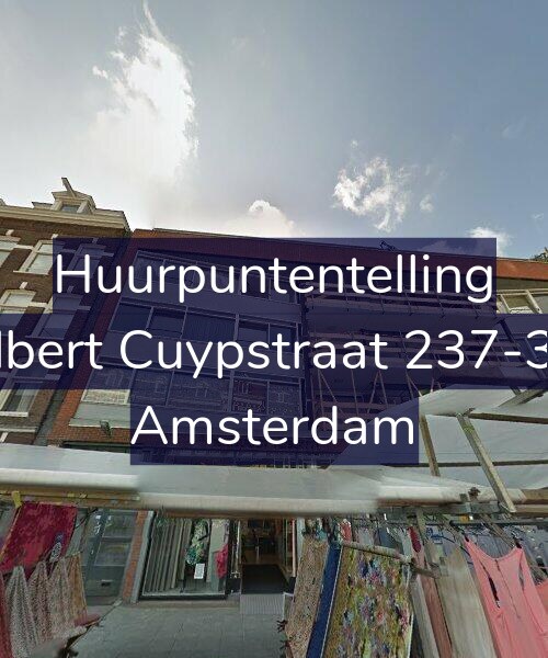 Foto gevel Huurpuntentelling voor Albert Cuypstraat 237-3V, Amsterdam