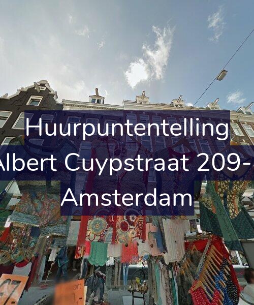 Foto gevel Huurpuntentelling voor Albert Cuypstraat 209-4, Amsterdam