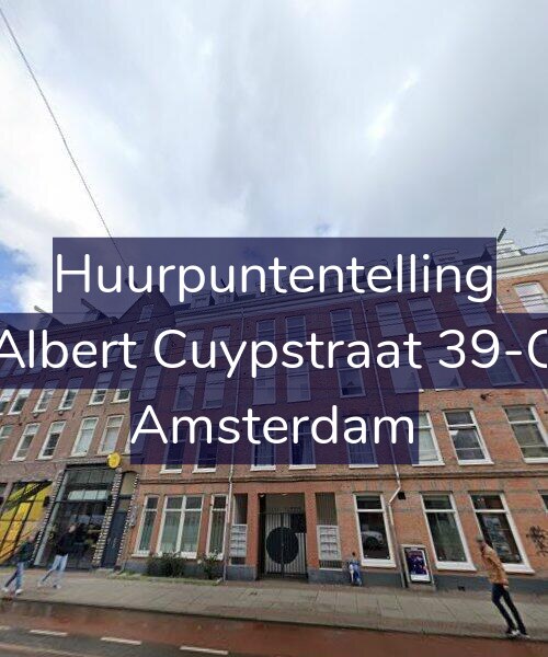 Foto gevel Huurpuntentelling voor Albert Cuypstraat 39-C, Amsterdam
