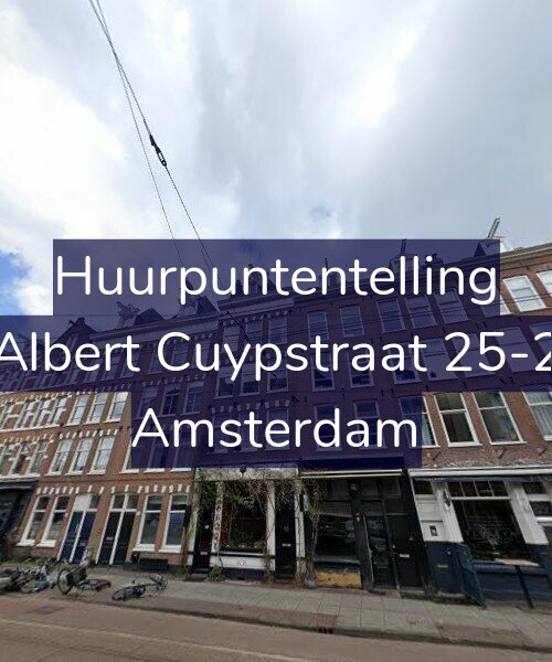 Foto gevel Huurpuntentelling voor Albert Cuypstraat 25-2, Amsterdam