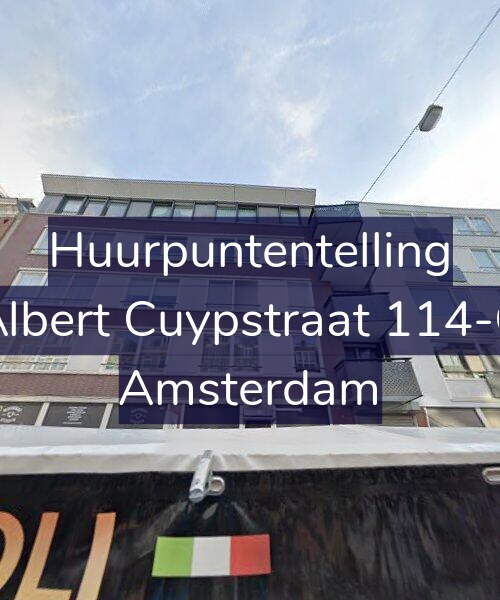 Foto gevel Huurpuntentelling voor Albert Cuypstraat 114-C, Amsterdam