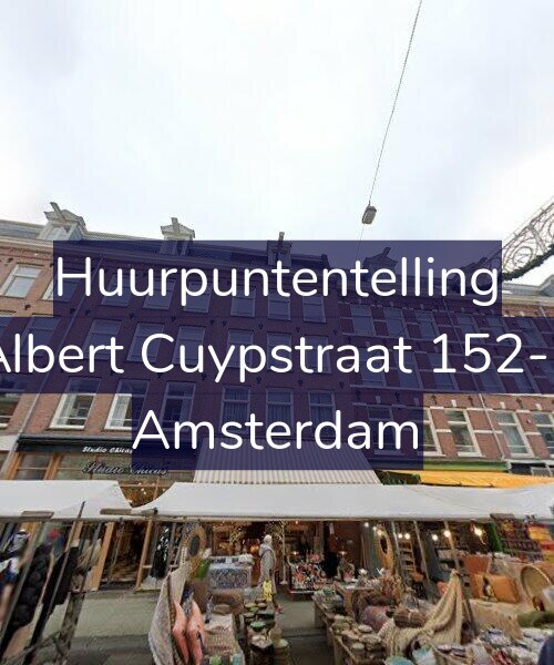 Foto gevel Huurpuntentelling voor Albert Cuypstraat 152-2, Amsterdam