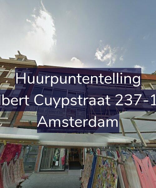 Foto gevel Huurpuntentelling voor Albert Cuypstraat 237-1V, Amsterdam