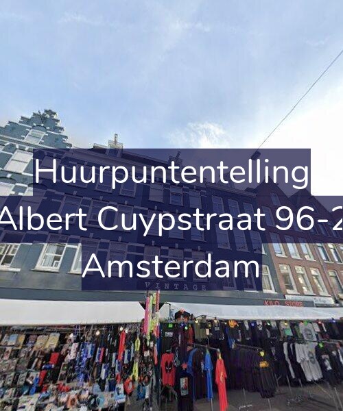 Foto gevel Huurpuntentelling voor Albert Cuypstraat 96-2, Amsterdam