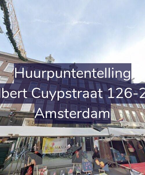 Foto gevel Huurpuntentelling voor Albert Cuypstraat 126-2V, Amsterdam