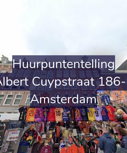 Foto gevel Huurpuntentelling voor Albert Cuypstraat 186-3, Amsterdam