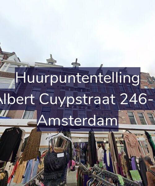 Foto gevel Huurpuntentelling voor Albert Cuypstraat 246-3, Amsterdam