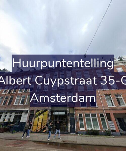 Foto gevel Huurpuntentelling voor Albert Cuypstraat 35-G, Amsterdam