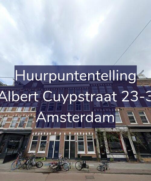 Foto gevel Huurpuntentelling voor Albert Cuypstraat 23-3, Amsterdam