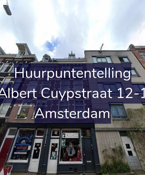 Foto gevel Huurpuntentelling voor Albert Cuypstraat 12-1, Amsterdam