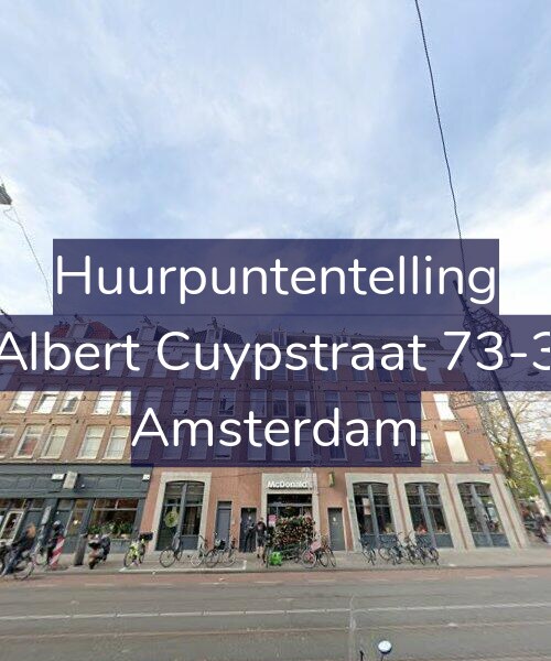 Foto gevel Huurpuntentelling voor Albert Cuypstraat 73-3, Amsterdam