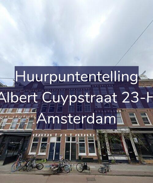 Foto gevel Huurpuntentelling voor Albert Cuypstraat 23-H, Amsterdam