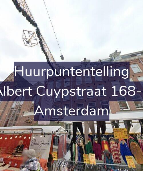 Foto gevel Huurpuntentelling voor Albert Cuypstraat 168-E, Amsterdam