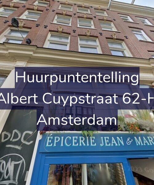 Foto gevel Huurpuntentelling voor Albert Cuypstraat 62-H, Amsterdam