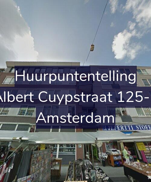Foto gevel Huurpuntentelling voor Albert Cuypstraat 125-1, Amsterdam