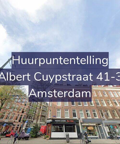 Foto gevel Huurpuntentelling voor Albert Cuypstraat 41-3, Amsterdam