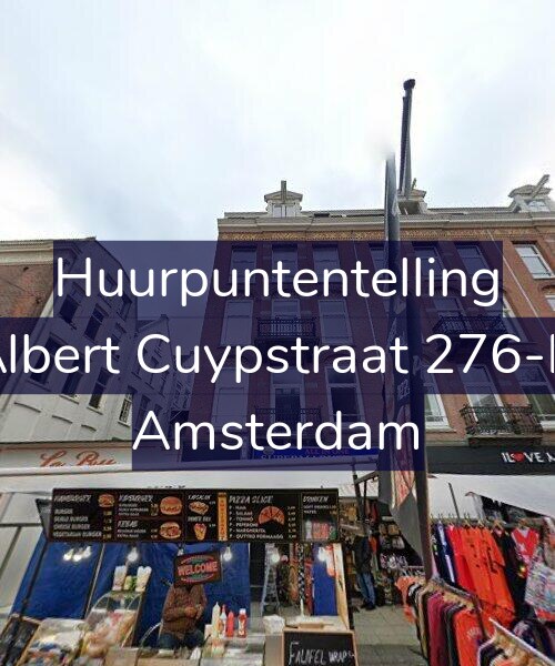 Foto gevel Huurpuntentelling voor Albert Cuypstraat 276-D, Amsterdam