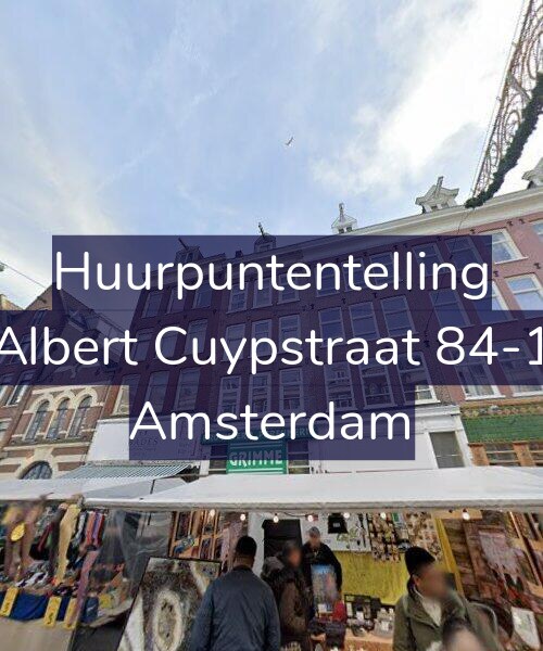 Foto gevel Huurpuntentelling voor Albert Cuypstraat 84-1, Amsterdam