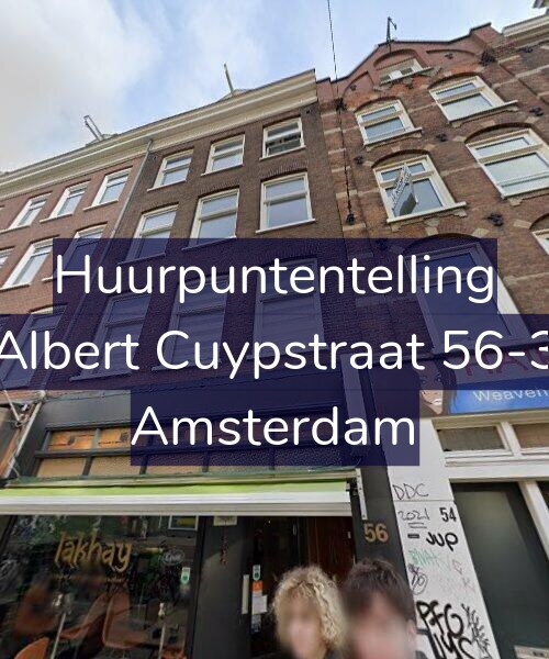 Foto gevel Huurpuntentelling voor Albert Cuypstraat 56-3, Amsterdam