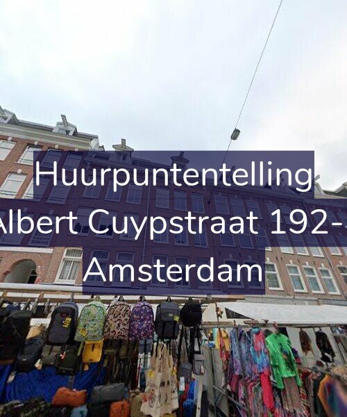 Foto gevel Huurpuntentelling voor Albert Cuypstraat 192-4, Amsterdam