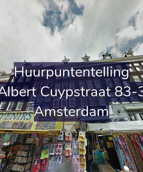 Foto gevel Huurpuntentelling voor Albert Cuypstraat 83-3, Amsterdam
