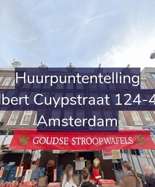Foto gevel Huurpuntentelling voor Albert Cuypstraat 124-4V, Amsterdam