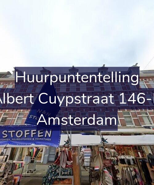 Foto gevel Huurpuntentelling voor Albert Cuypstraat 146-B, Amsterdam