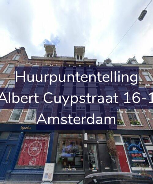 Foto gevel Huurpuntentelling voor Albert Cuypstraat 16-1, Amsterdam