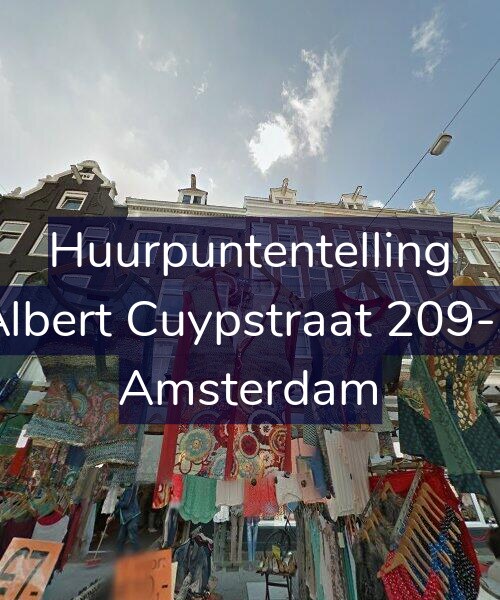 Foto gevel Huurpuntentelling voor Albert Cuypstraat 209-3, Amsterdam