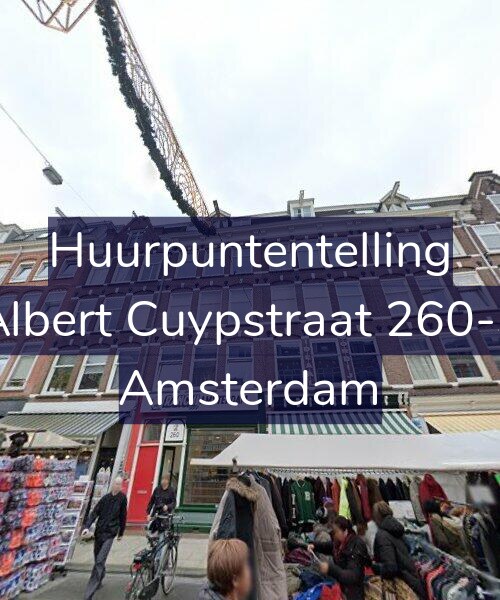 Foto gevel Huurpuntentelling voor Albert Cuypstraat 260-3, Amsterdam