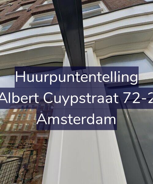 Foto gevel Huurpuntentelling voor Albert Cuypstraat 72-2, Amsterdam