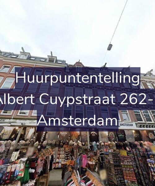 Foto gevel Huurpuntentelling voor Albert Cuypstraat 262-2, Amsterdam