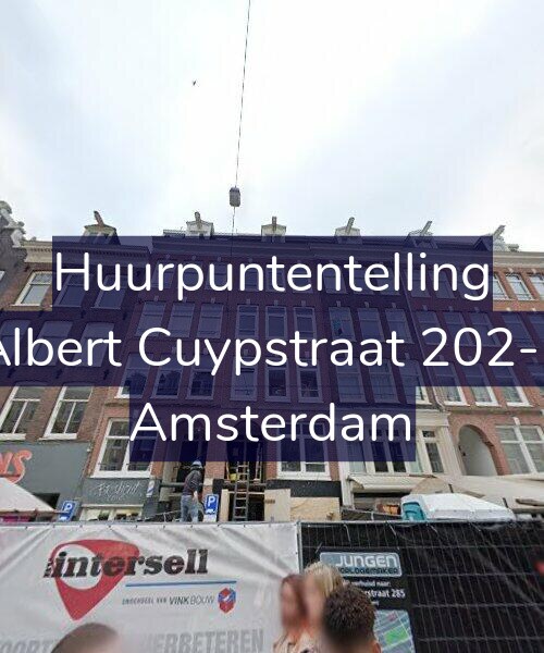 Foto gevel Huurpuntentelling voor Albert Cuypstraat 202-5, Amsterdam