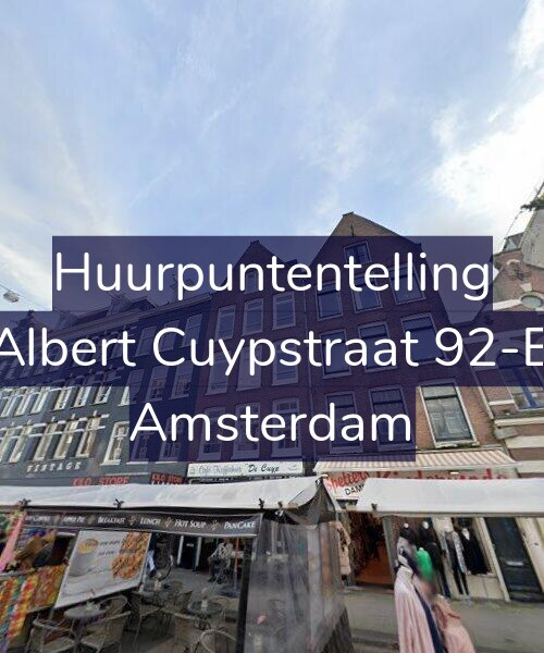 Foto gevel Huurpuntentelling voor Albert Cuypstraat 92-B, Amsterdam
