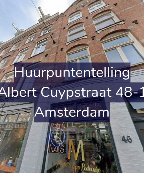 Foto gevel Huurpuntentelling voor Albert Cuypstraat 48-1, Amsterdam
