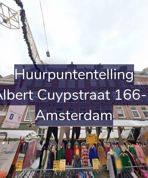 Foto gevel Huurpuntentelling voor Albert Cuypstraat 166-E, Amsterdam