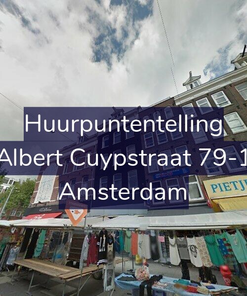 Foto gevel Huurpuntentelling voor Albert Cuypstraat 79-1, Amsterdam
