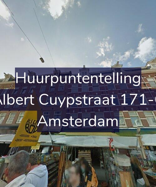 Foto gevel Huurpuntentelling voor Albert Cuypstraat 171-C, Amsterdam