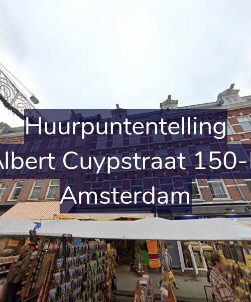 Foto gevel Huurpuntentelling voor Albert Cuypstraat 150-B, Amsterdam