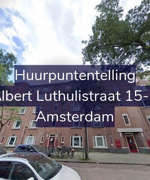 Foto gevel Huurpuntentelling voor Albert Luthulistraat 15-C, Amsterdam