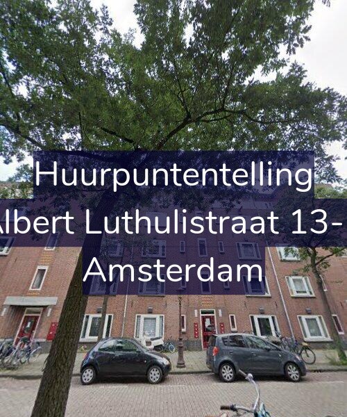 Foto gevel Huurpuntentelling voor Albert Luthulistraat 13-C, Amsterdam
