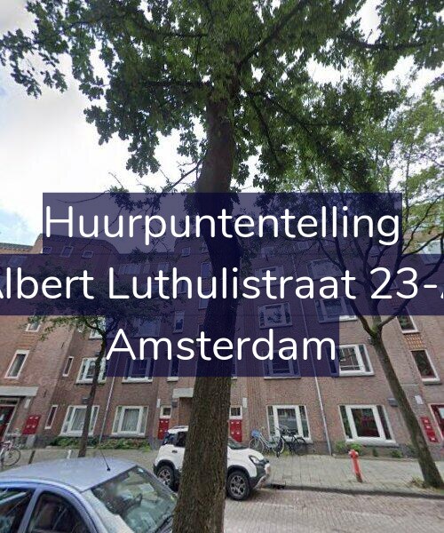 Foto gevel Huurpuntentelling voor Albert Luthulistraat 23-A, Amsterdam