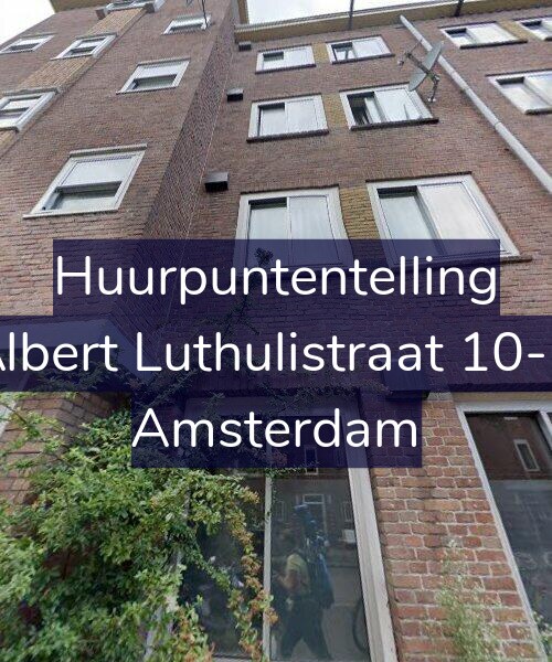 Foto gevel Huurpuntentelling voor Albert Luthulistraat 10-B, Amsterdam