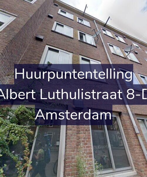 Foto gevel Huurpuntentelling voor Albert Luthulistraat 8-D, Amsterdam