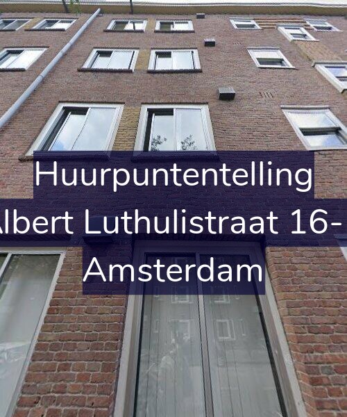Foto gevel Huurpuntentelling voor Albert Luthulistraat 16-D, Amsterdam