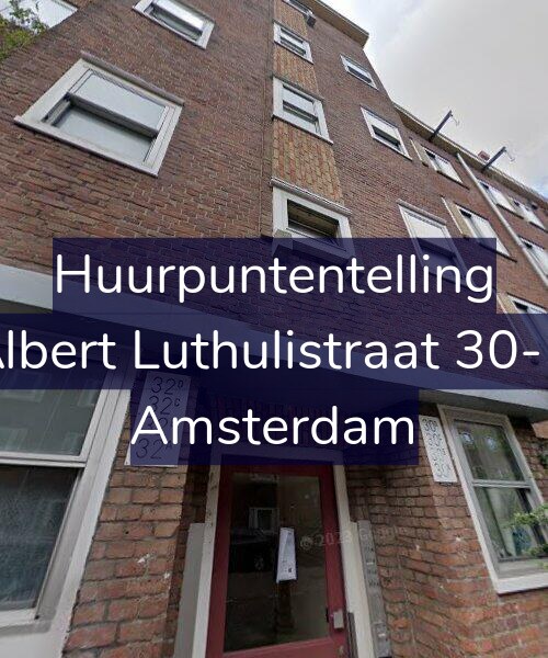 Foto gevel Huurpuntentelling voor Albert Luthulistraat 30-D, Amsterdam