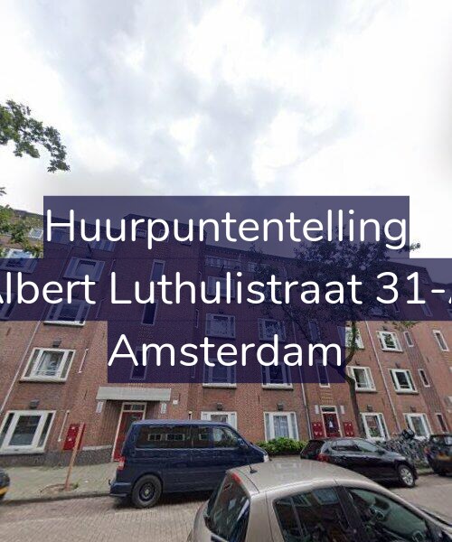 Foto gevel Huurpuntentelling voor Albert Luthulistraat 31-A, Amsterdam
